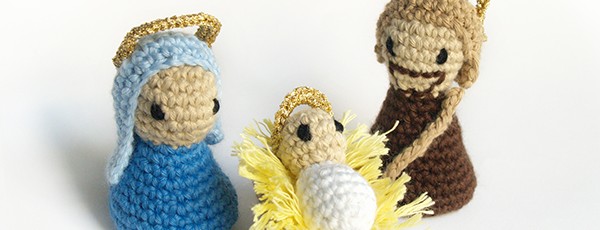 crochet nativity scene / belen de ganchillo