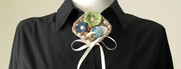 Broche de ganchillo / Crochet pin