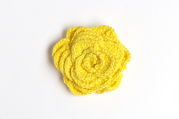 flor amarilla broche yellow flower brooch