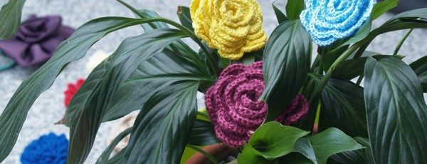 crochet flower / flor de ganchillo