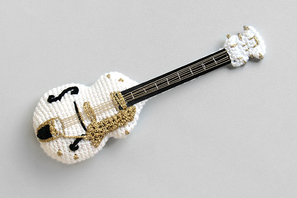 gretsch white falcon crochet