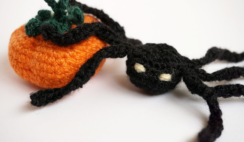 halloween amigurumi silayaya spider anana