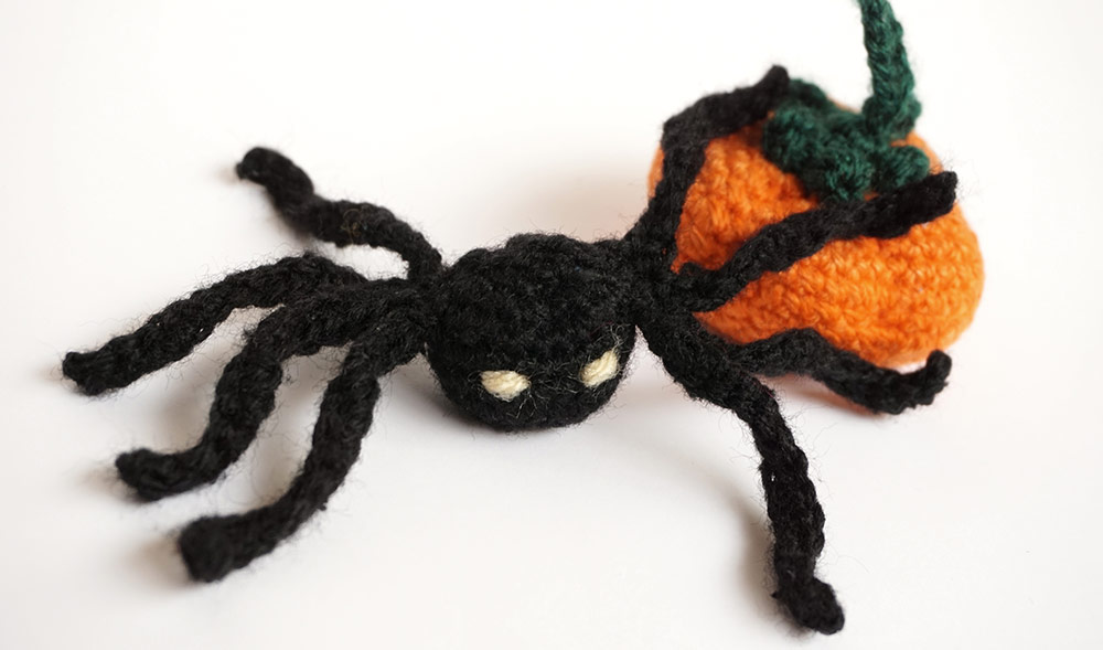 halloween amigurumi silayaya spider anana