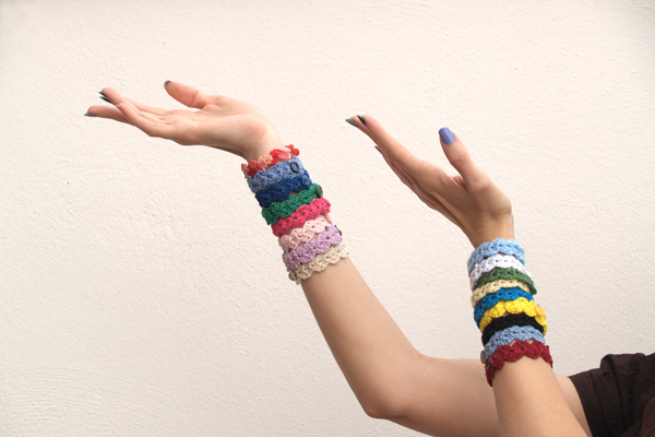 pulseras de ganchillo / crochet bracelets