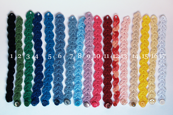 pulseras de ganchillo / crochet bracelets