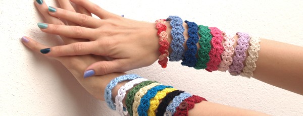 pulseras de ganchillo / crochet bracelets