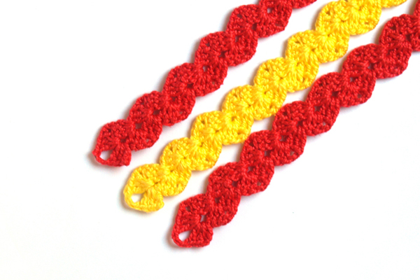 pulsera bandera de españa / spanish flag bracelet