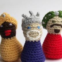 reyes magos ganchillo / crochet three wise men