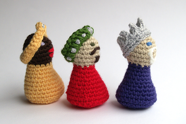 reyes magos ganchillo / crochet three wise men 
