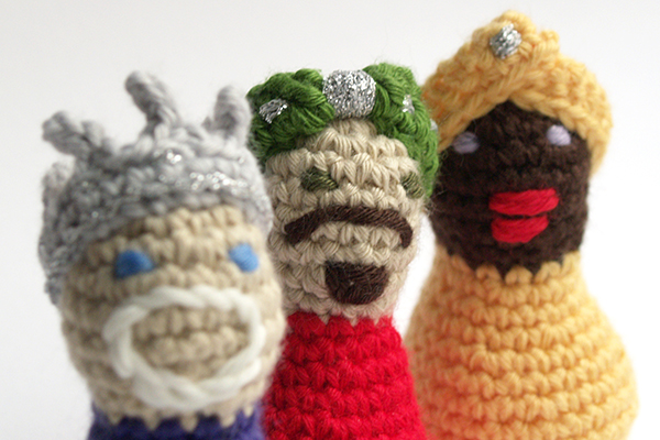 reyes magos ganchillo / crochet three wise men 