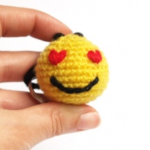 crochet smiley ganchillo