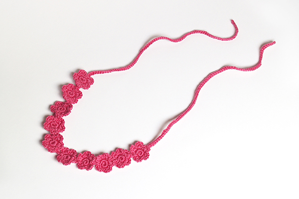 cinta de ganchillo fucsia fuchsia crochet headband