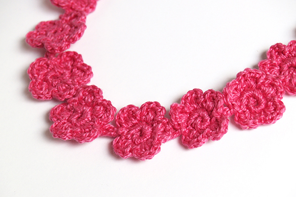 cinta de ganchillo fucsia fuchsia crochet headband