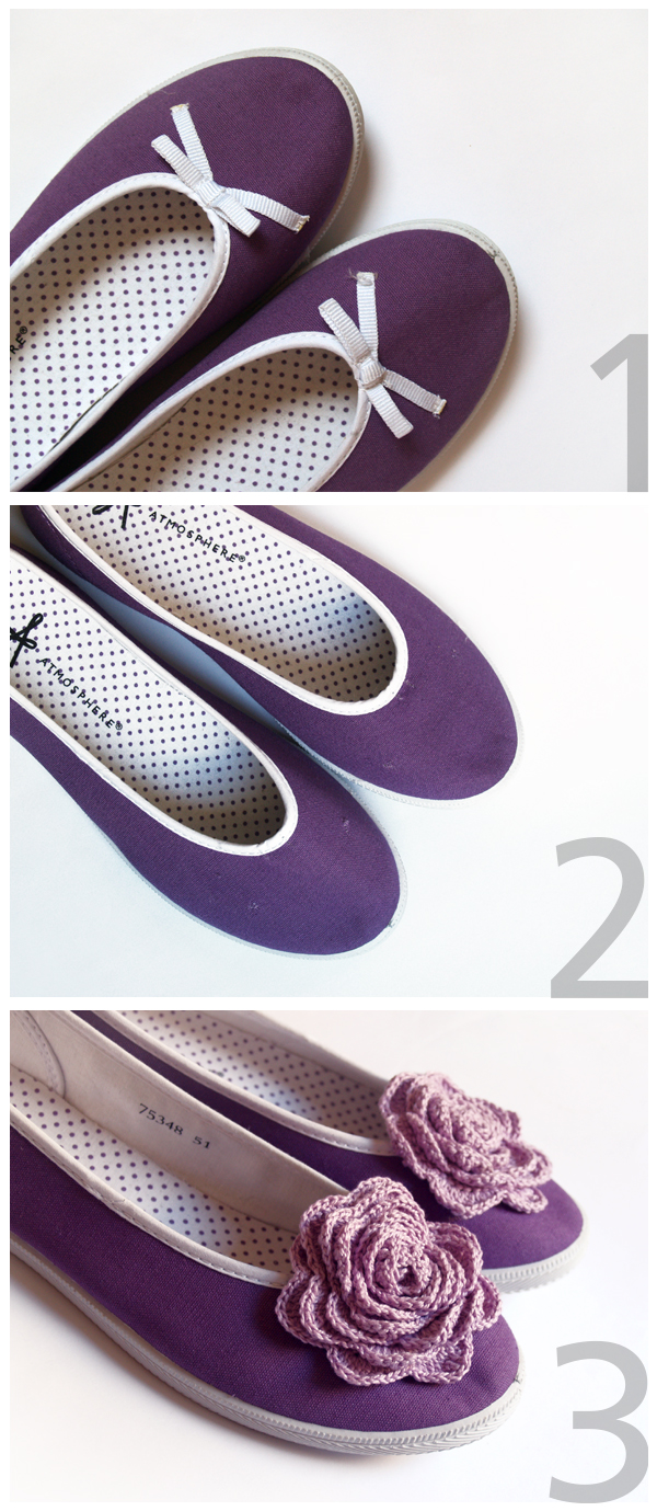 diy flat shoes / tutorial zapatillas