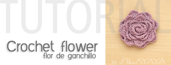 tutorial crochet flower / tutorial flor de ganchillo