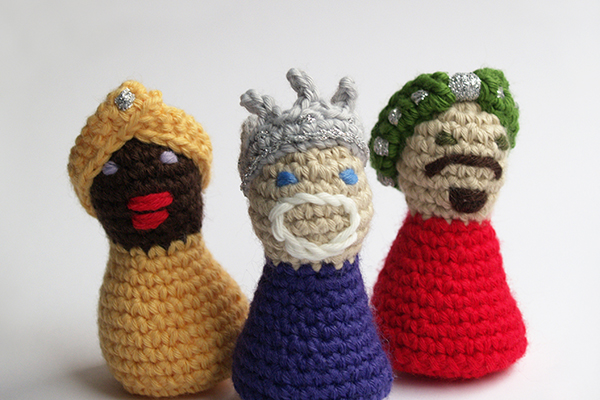 reyes magos ganchillo / crochet three wise men